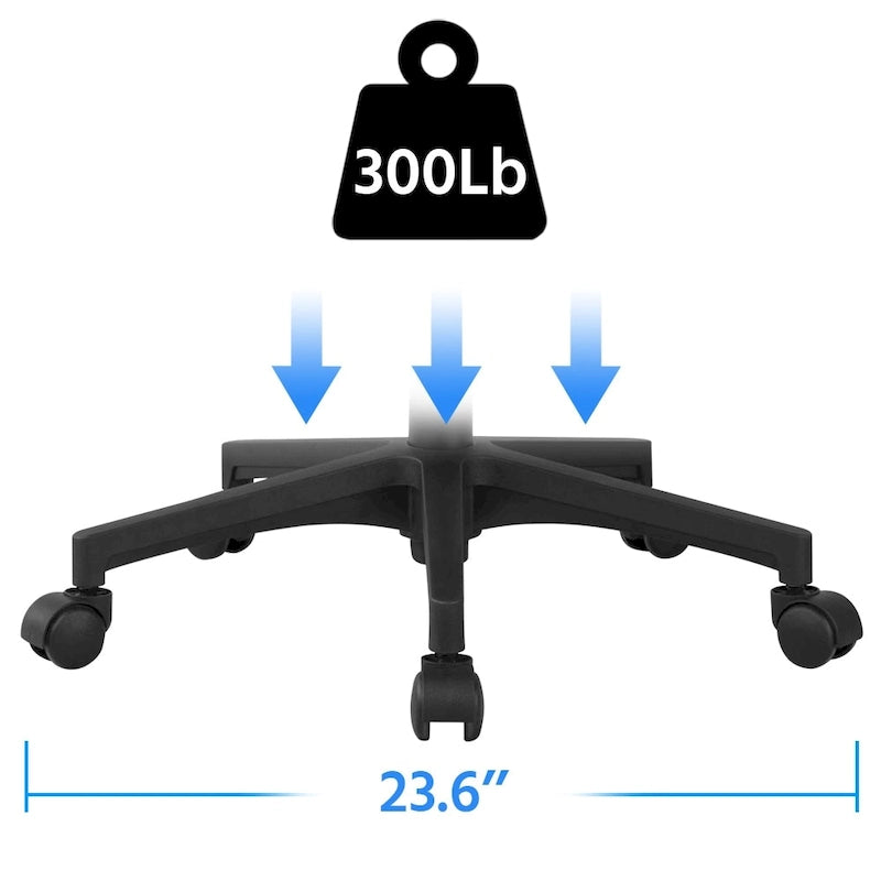 Yaheetech Adjustable Ergonomic Office Chair MidBack Mesh Swivel Chair