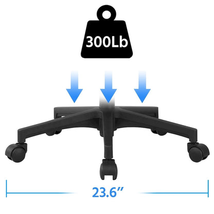 Yaheetech Adjustable Ergonomic Office Chair MidBack Mesh Swivel Chair