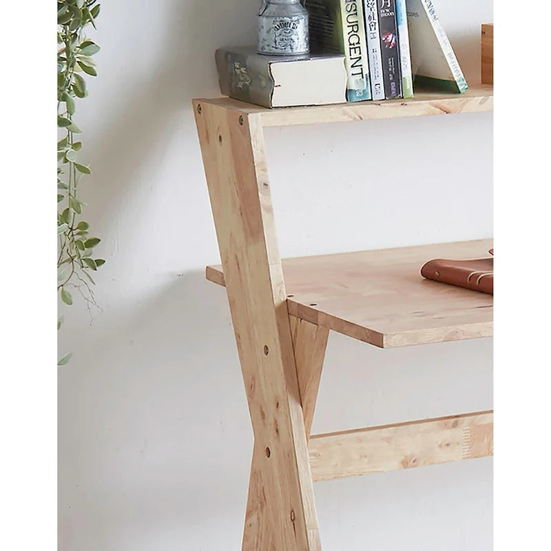 37.5 In. Mid Century Modern X Leg Study Desk