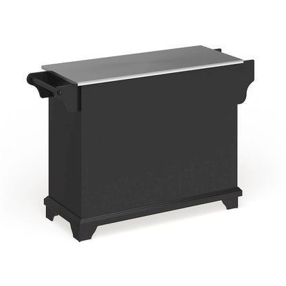Crosley Lafayette Stainless Steel Top Full Size Kitchen Island/Cart - 18d x 51.5w x 36h