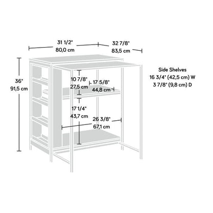 Kitchen Island Baltic Oak/white