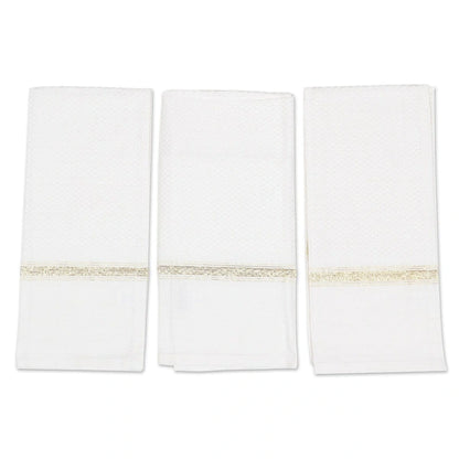 Novica Handmade Snow Sophistication Cotton Dish Towels (Set Of 3)