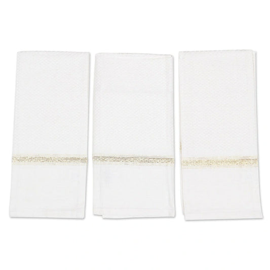 Novica Handmade Snow Sophistication Cotton Dish Towels (Set Of 3)
