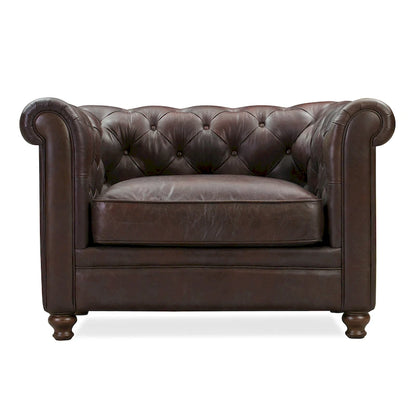Poly and Bark Lyon Lounge Chair - Genuine Italian Leather