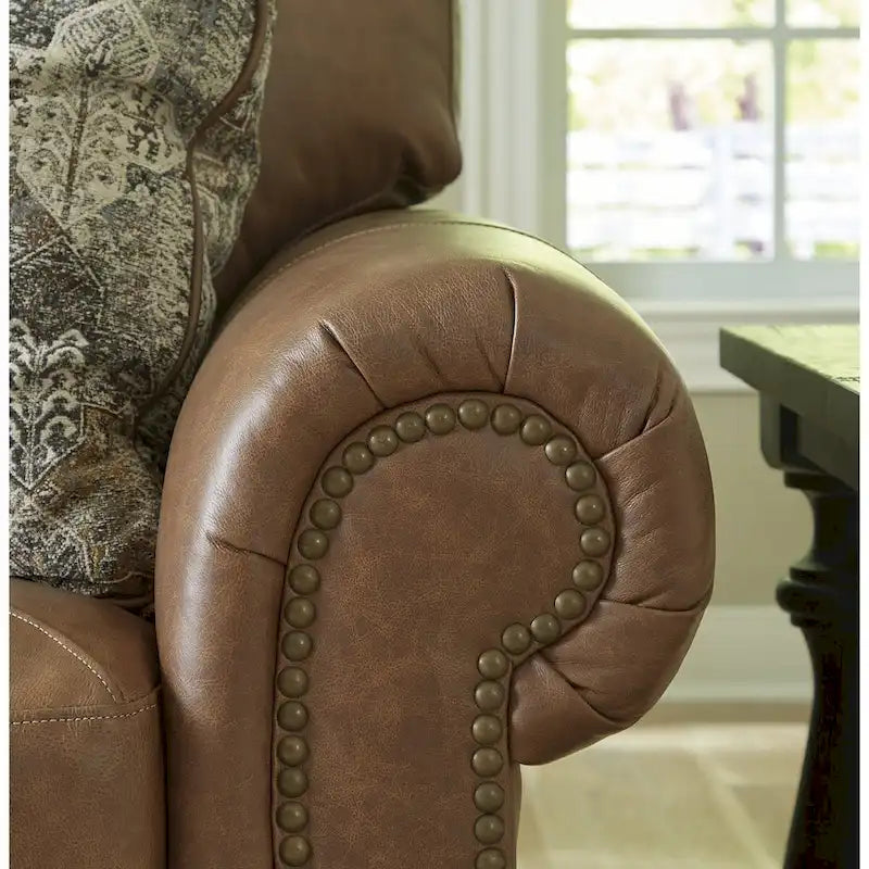 Signature Design by Ashley Carianna Caramel Oversized Chair - 54 W x 40 D x 40 H