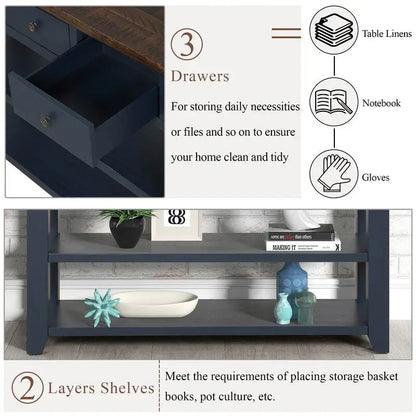 Modern Solid Wood Sofa Table