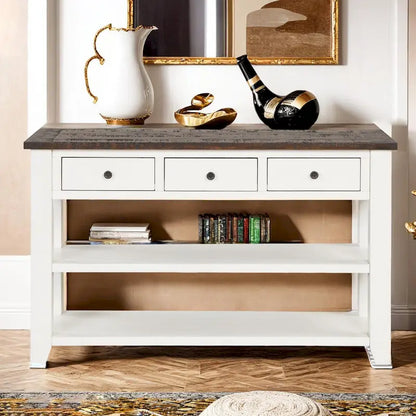 Modern Solid Wood Sofa Table