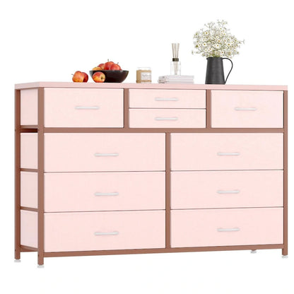 10 Drawer Dresser TV Stand - 55 inches