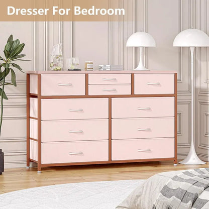 10 Drawer Dresser TV Stand - 55 inches