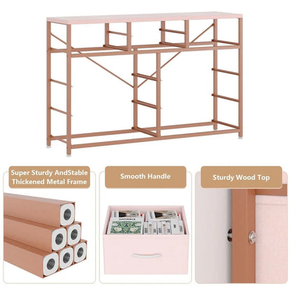 10 Drawer Dresser TV Stand - 55 inches
