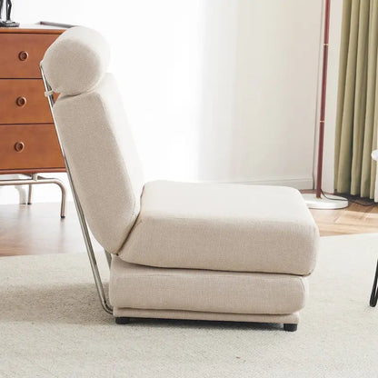 Single Sofa Chair Foldable Single Sofa Bed with Pillow