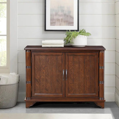 Mid Century 40  Sideboard Buffet Console Table with Adjustable Shelf