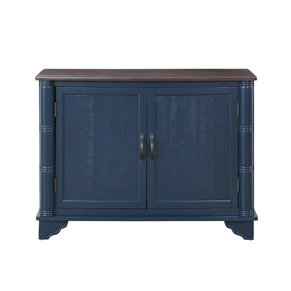 Mid Century 40  Sideboard Buffet Console Table with Adjustable Shelf