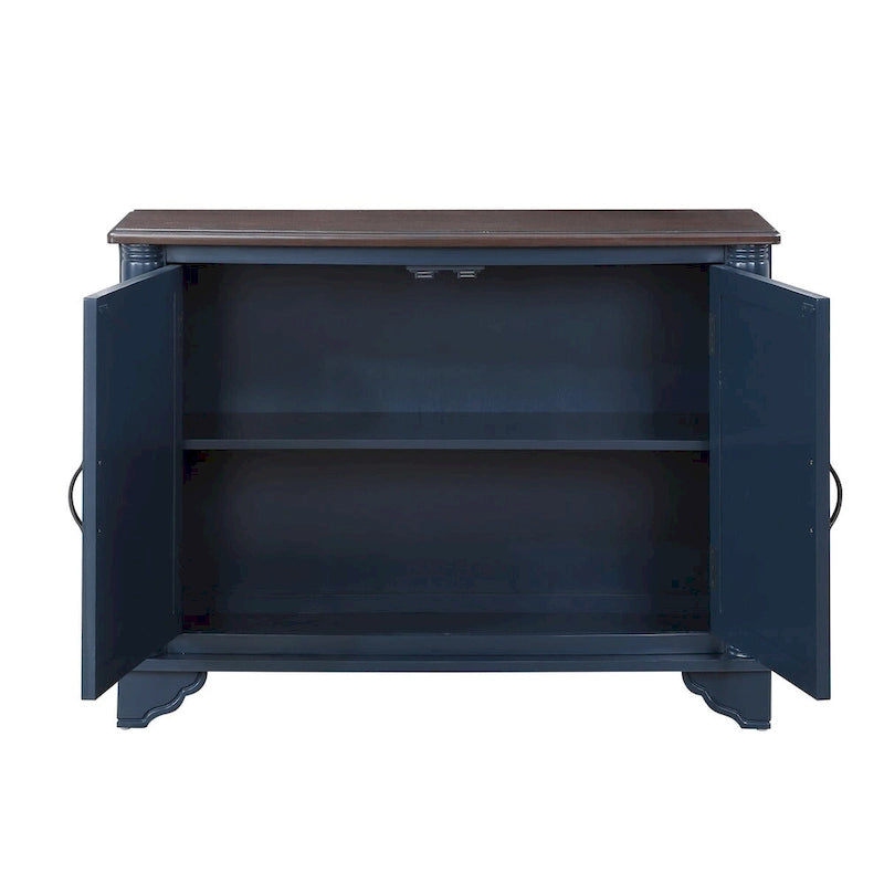 Mid Century 40  Sideboard Buffet Console Table with Adjustable Shelf