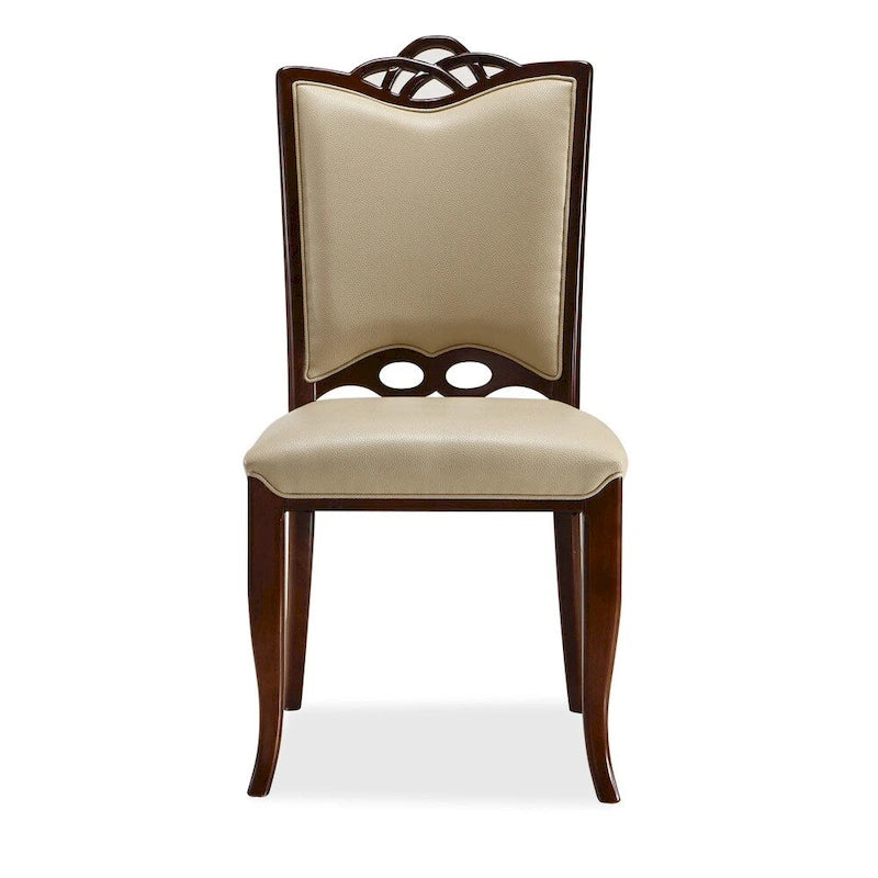 Palace Leather Dining Chairs (Set of 2)