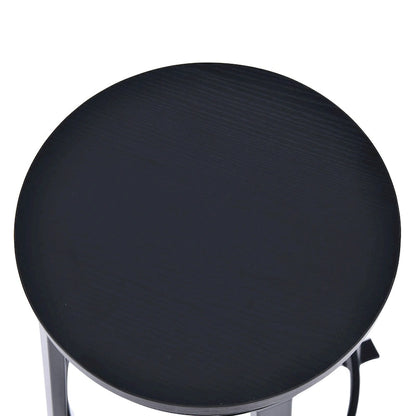 Modern Industrial 3-Piece Bistro Pub Metal Bar Table Set