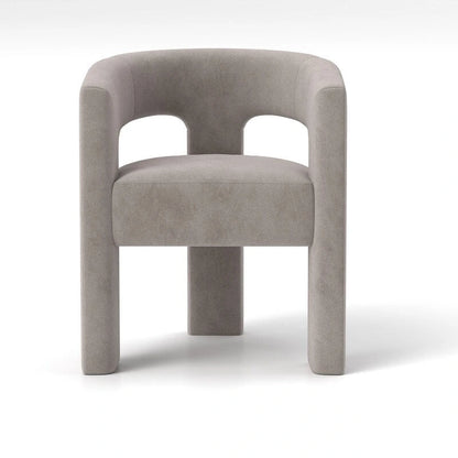 SEYNAR Modern Glam Velvet Upholstered Dining Chair, Open-Back Accent Chair Set of 6