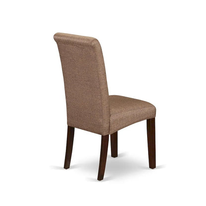 East West Furniture Dining Set Contains a Rectangle Dining Room Table with Dropleaf and Parson Chairs (Pieces Options)