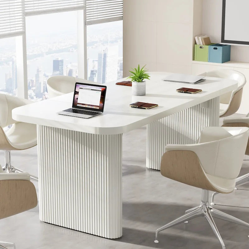 63  Computer Desk for Home Office, Simple Rectangular Writing Table for Study Room Bedroom