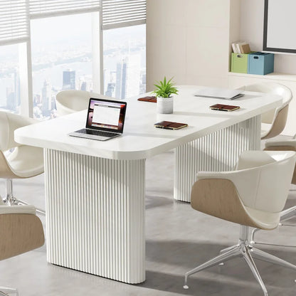 63  Computer Desk for Home Office, Simple Rectangular Writing Table for Study Room Bedroom