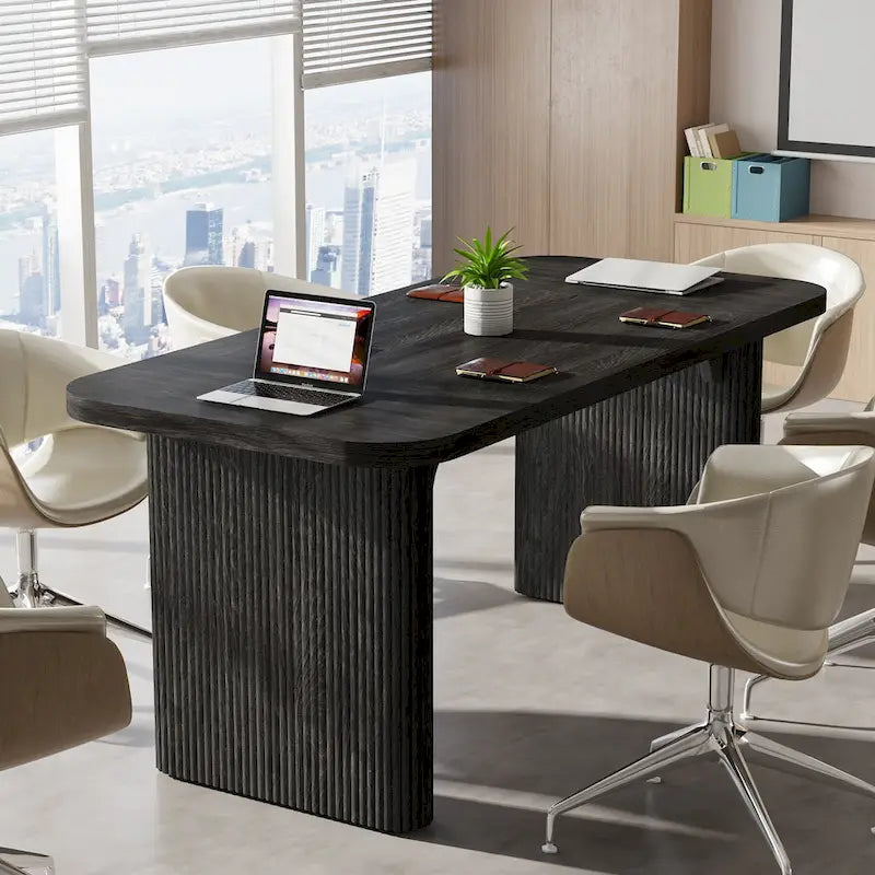 63  Computer Desk for Home Office, Simple Rectangular Writing Table for Study Room Bedroom