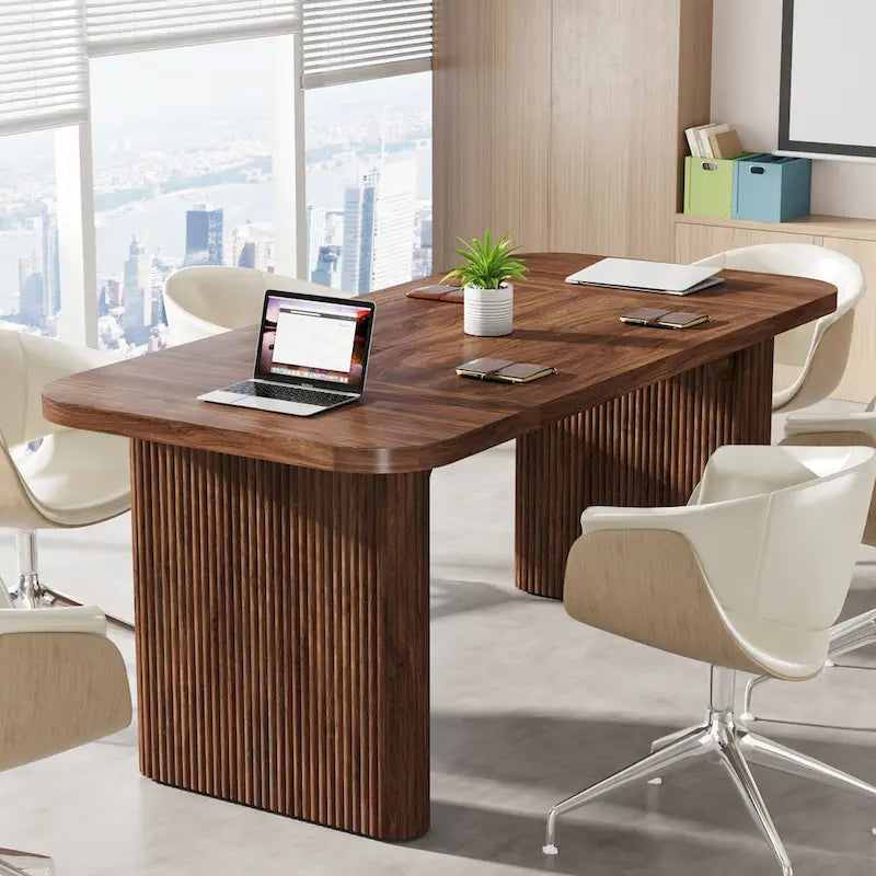 63  Computer Desk for Home Office, Simple Rectangular Writing Table for Study Room Bedroom