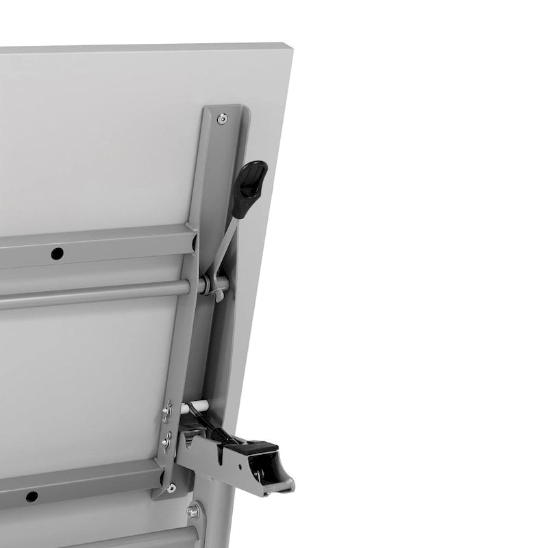 Commercial Nesting Flip Training Table with Steel Frame and Y-Legs - 23.5W x 60D x 30H