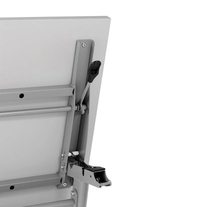 Commercial Nesting Flip Training Table with Steel Frame and Y-Legs - 23.5W x 60D x 30H