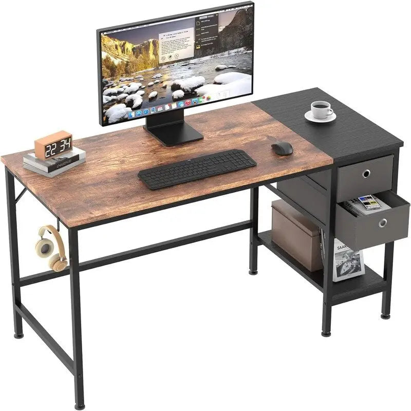 Computer Desk with Drawers 47  Study Writing Desks