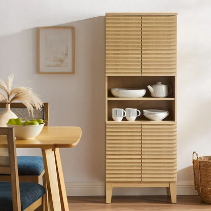 Render Tall Bathroom Storage Cabinet