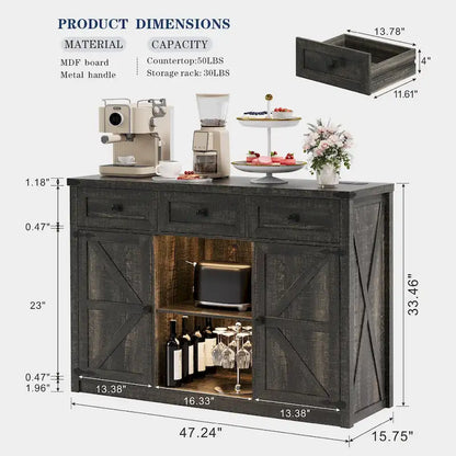 47 Wide Sideboard
