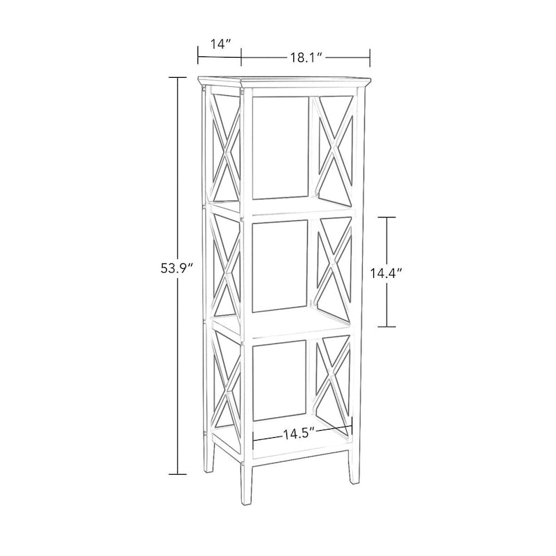 La Crosse 54  Storage Tower - White