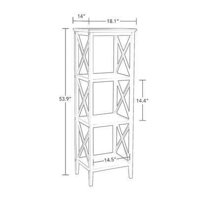 La Crosse 54  Storage Tower - White