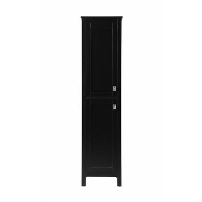 Indigo Home 16 Inch Bathroom Linen Storage Freestanding Cabinet