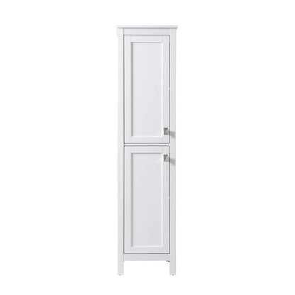 Indigo Home 16 Inch Bathroom Linen Storage Freestanding Cabinet