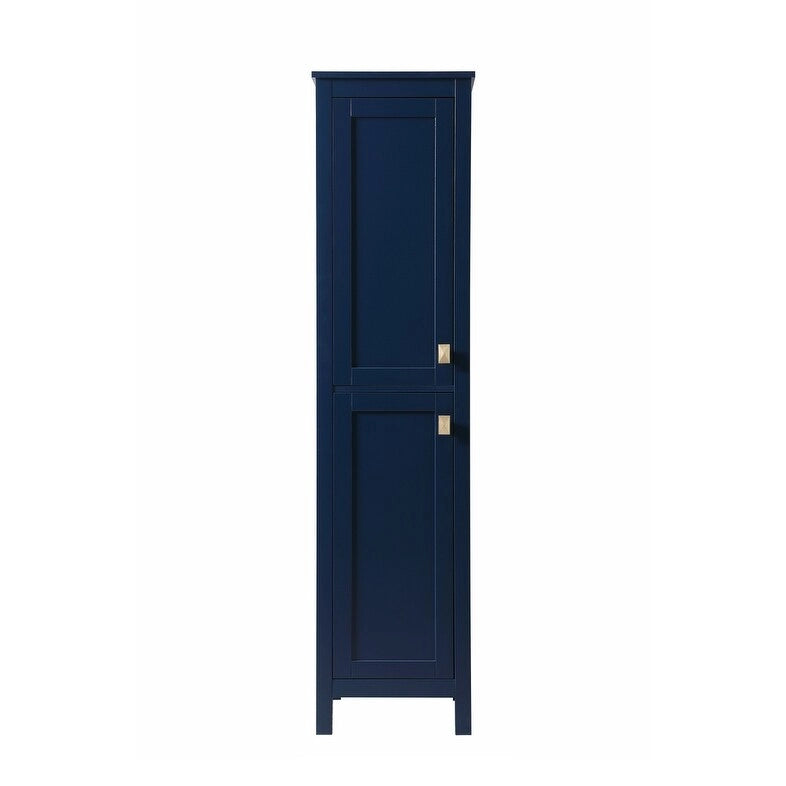 Indigo Home 16 Inch Bathroom Linen Storage Freestanding Cabinet