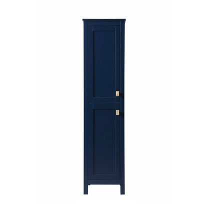 Indigo Home 16 Inch Bathroom Linen Storage Freestanding Cabinet