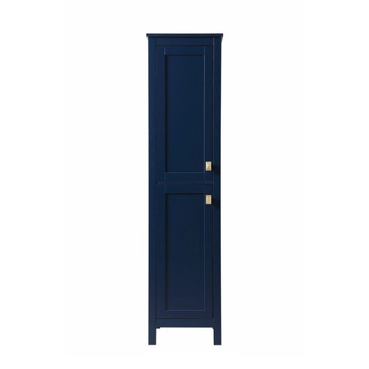 Indigo Home 16 Inch Bathroom Linen Storage Freestanding Cabinet