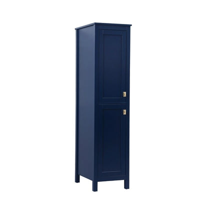 Indigo Home 16 Inch Bathroom Linen Storage Freestanding Cabinet
