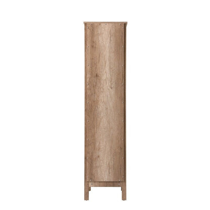 Indigo Home 16 Inch Bathroom Linen Storage Freestanding Cabinet