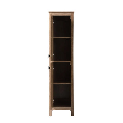 Indigo Home 16 Inch Bathroom Linen Storage Freestanding Cabinet
