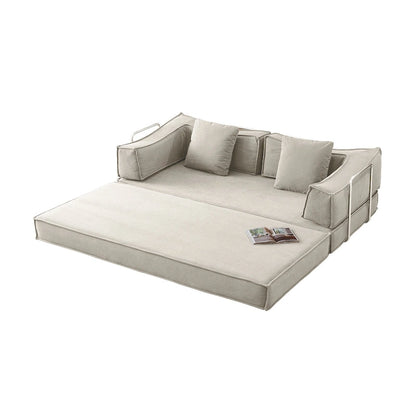 JASIWAY Modern Vintage Convertible Sleeper Sofa Bed