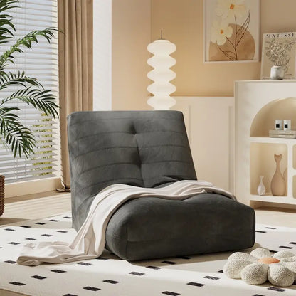 Mieres Bean Bag Chair, Lazy Floor Sofa Couch, Corner Bean Bag Chair for Adults, Tatami Sofa with Sponge Filling