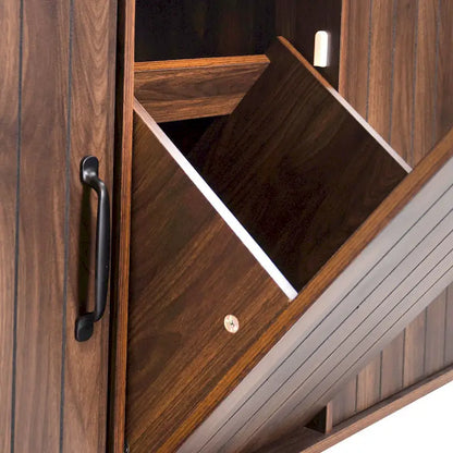 Kitchen Island with Trash Can Storage Cabinet