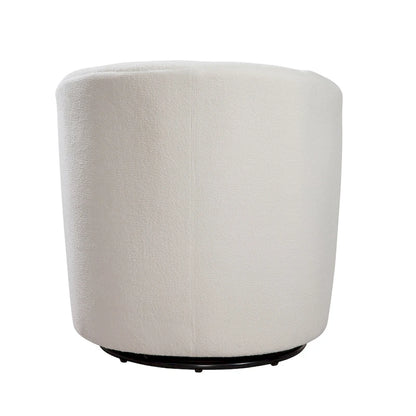 Odessa Barrel Style Swivel Accent chair in Performance Fabric