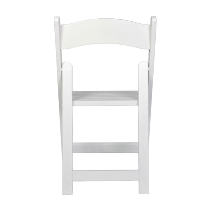 Commercial Grade Solid Wood Portable Folding Dining Chair - 17.5W x 18D x 31.25H