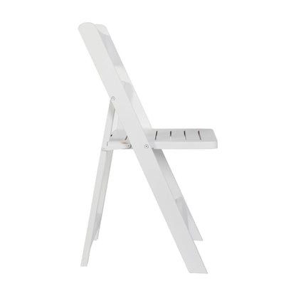 Commercial Grade Solid Wood Portable Folding Dining Chair - 17.5W x 18D x 31.25H