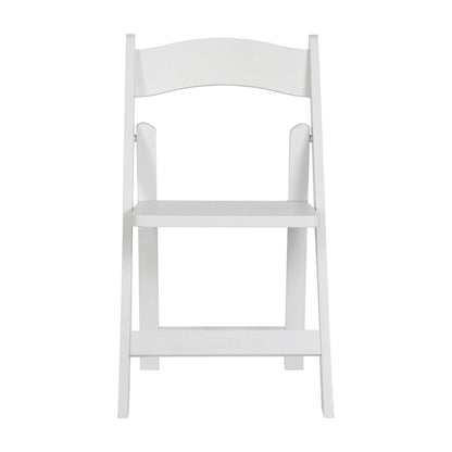 Commercial Grade Solid Wood Portable Folding Dining Chair - 17.5W x 18D x 31.25H