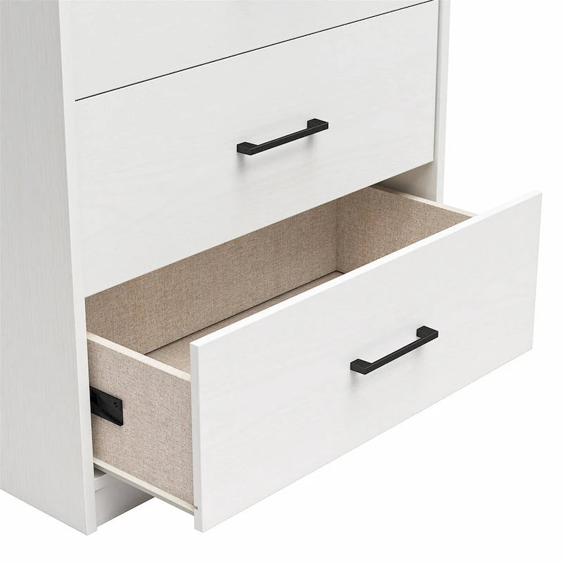 Ameriwood Home BrEZ Build Pearce Tall 5 Drawer Dresser