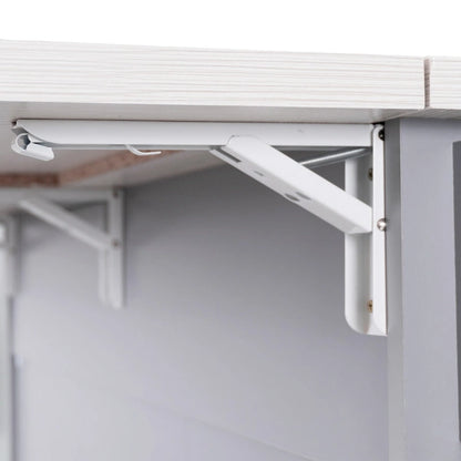 43.8W Kitchen Island with Trash Can Storage Cabinet - N/A